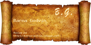 Barna Godvin névjegykártya